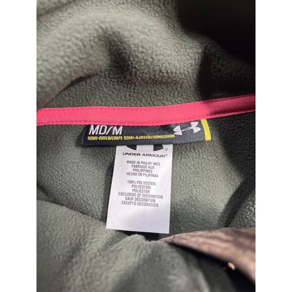 Under Armour Ladies RealTree Xtra Camo 1/4 Zip Pullover M Polyester Hunting - Picture 3 of 9